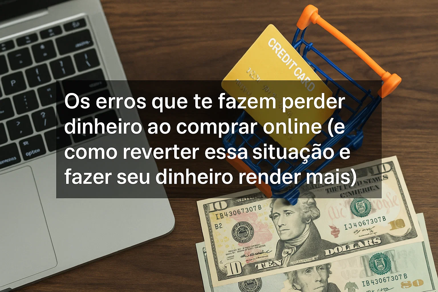 Os erros que te fazem perder dinheiro ao comprar online (e como reverter essa situação e fazer seu dinheiro render mais)