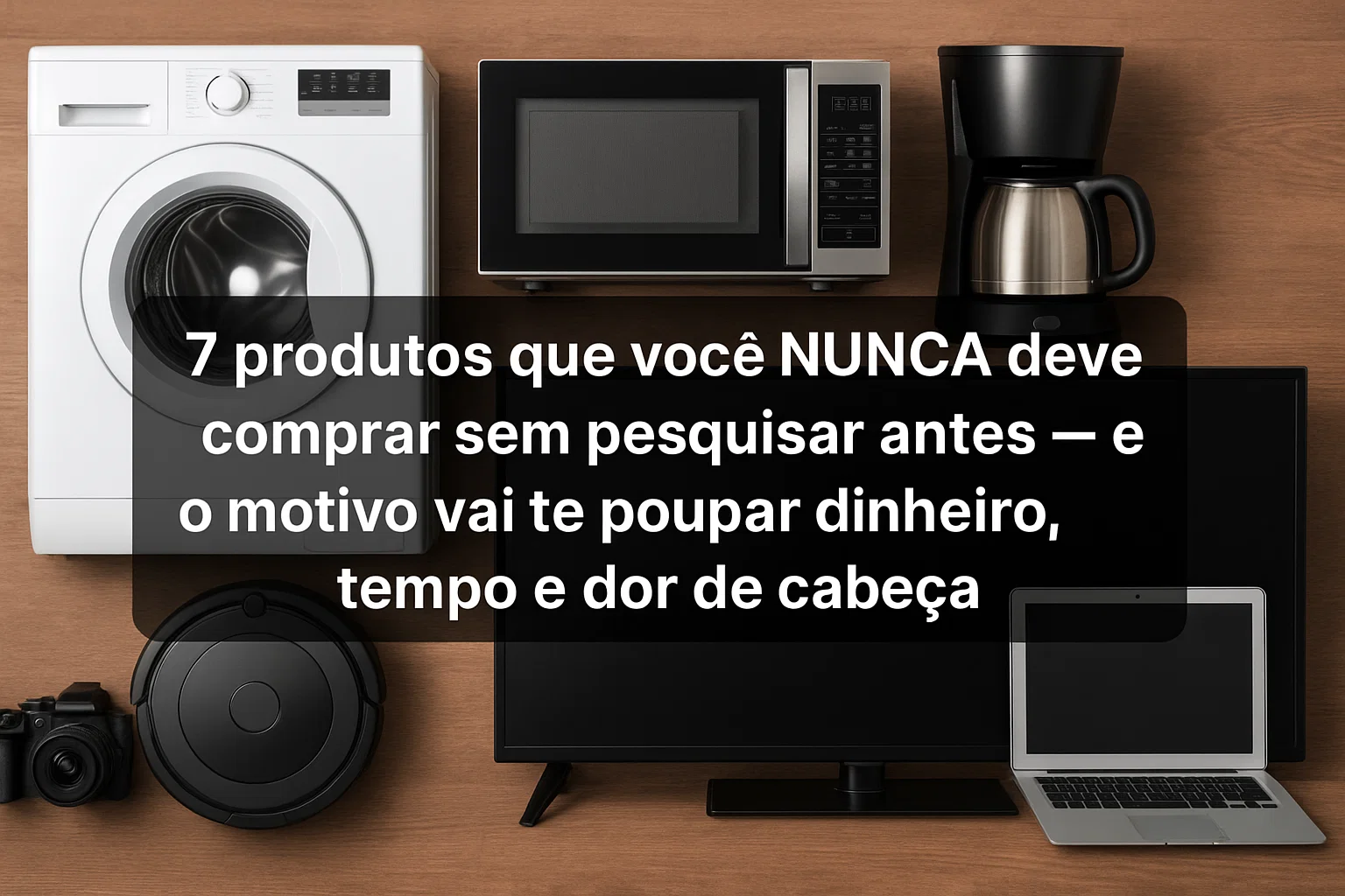7 produtos que você NUNCA deve comprar sem pesquisar antes (e o motivo vai te poupar dinheiro, tempo e dor de cabeça)